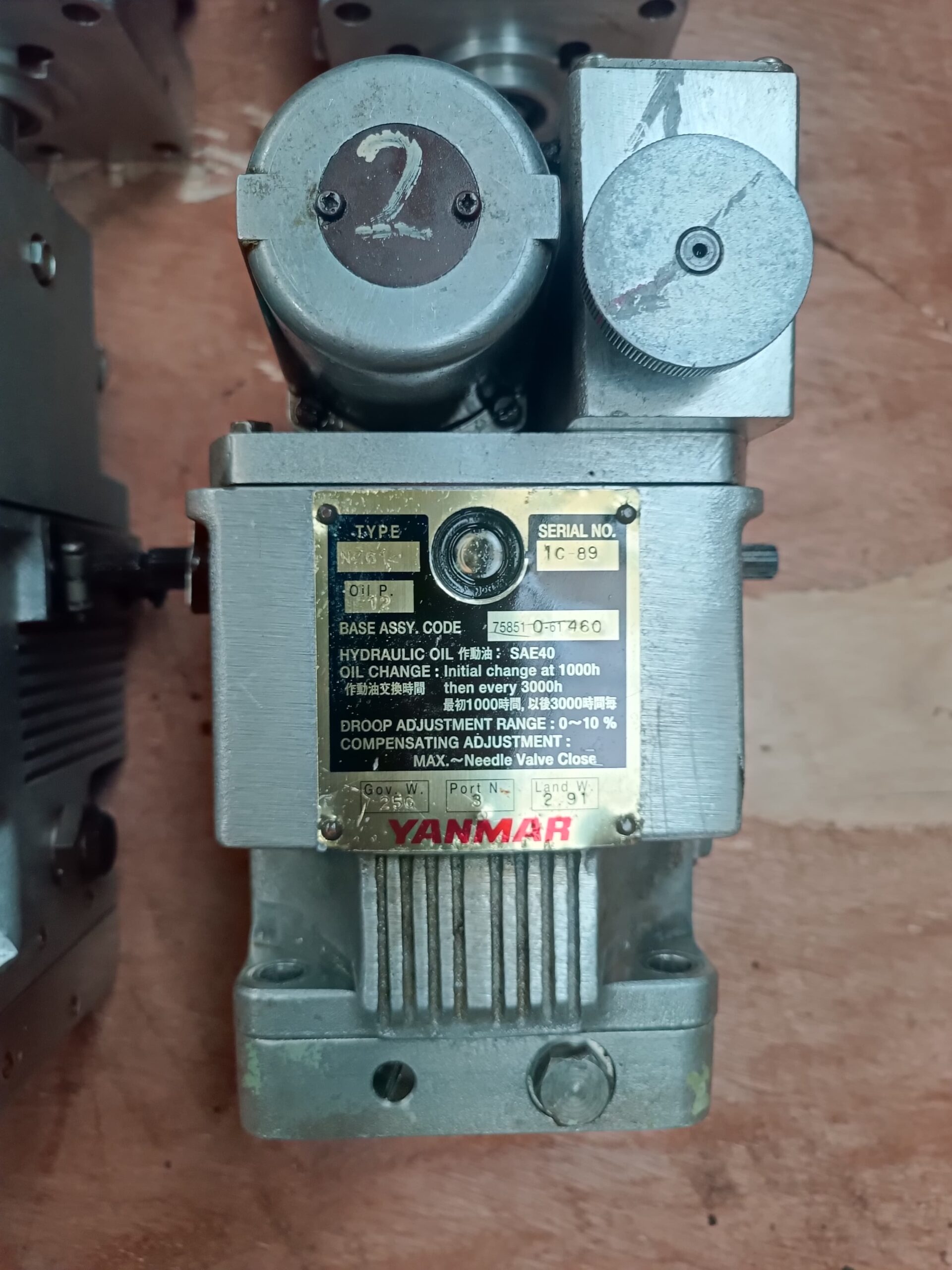 Yanmar NZ61 Governor